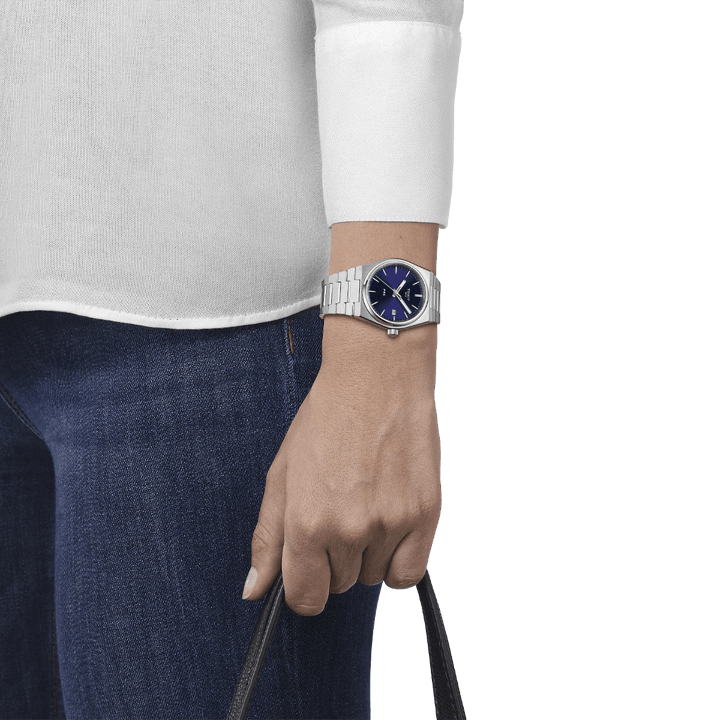 Ceas Tissot PRX 35mm cuart albastru otel T137.210.11.041.00 - Capodagli 1937