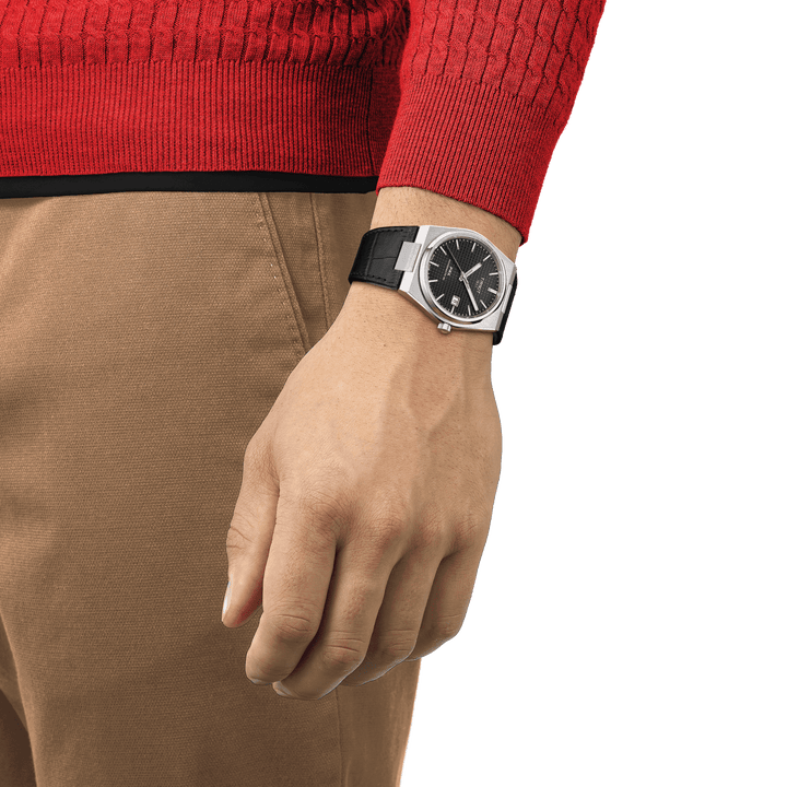 Tissot kello PRX Powermatic 80 39.5mm musta automaattiteräs T137.407.16.051.00 - Capodagli 1937