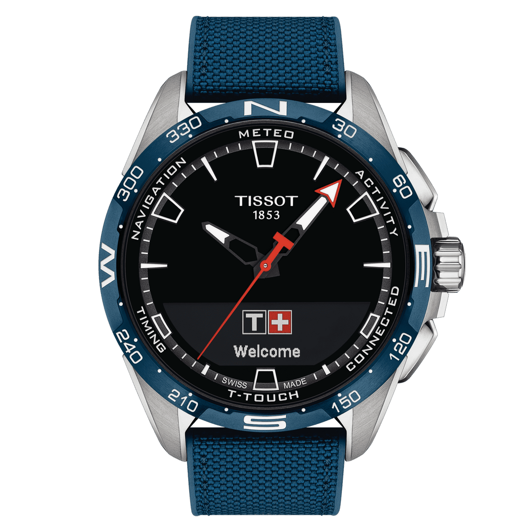 Reloj inteligente Tissot T-Touch Connect Solar azul T121.420.47.051.06 - Capodagli 1937