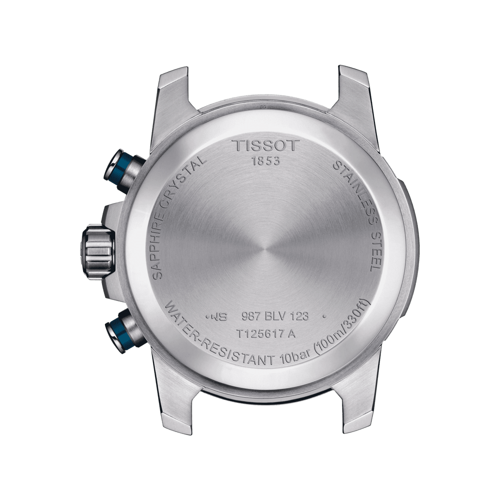 Reloj Tissot Supersport Chrono 45.5mm acero cuarzo azul T125.617.11.041.00 - Capodagli 1937