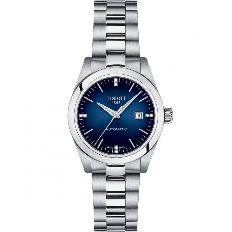 Reloj Tissot T-My Lady Automatic 29mm diamantes azules automático acero T132.007.11.046.00 - Gioielleria Capodagli