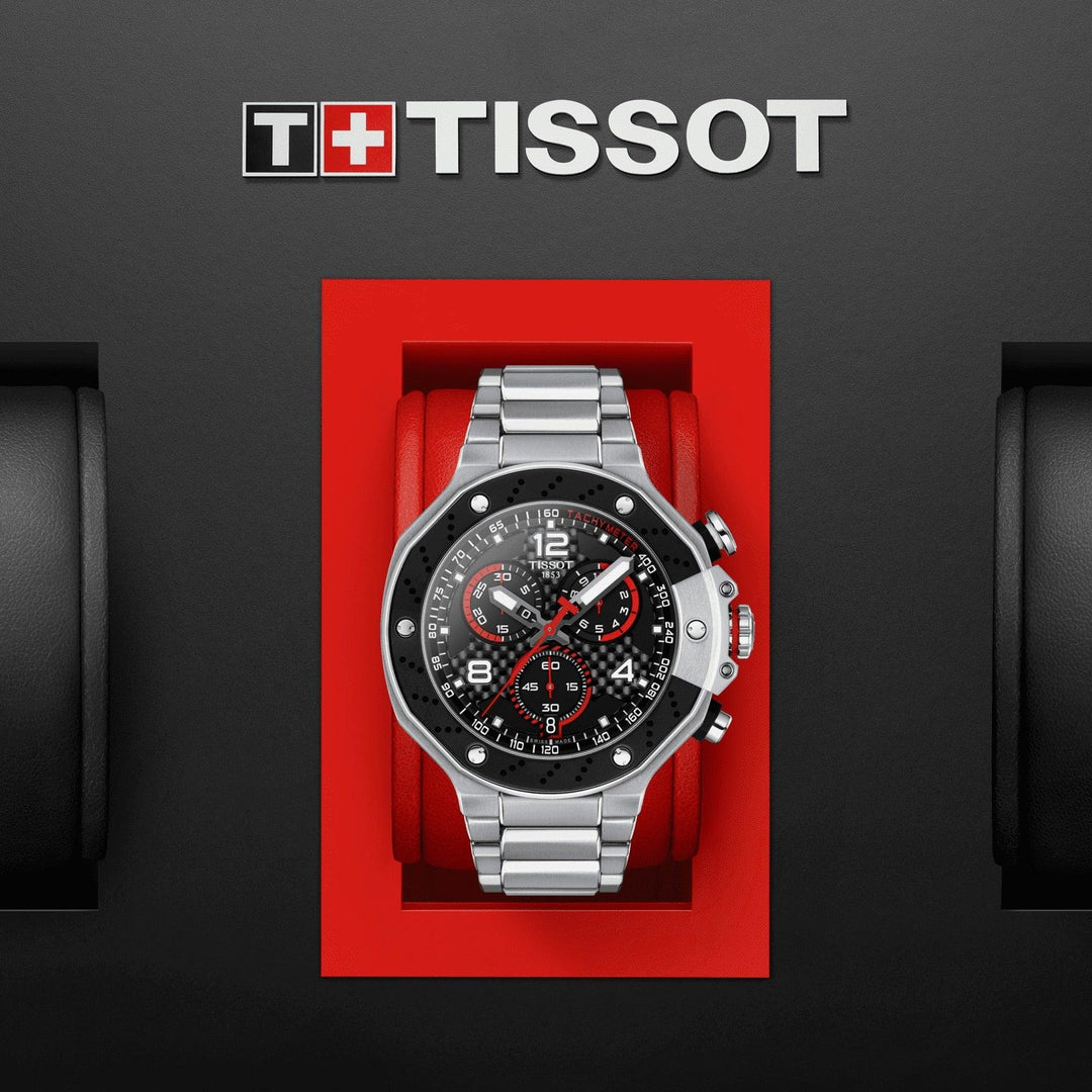 Tissot ρολόι T-Race MotoGP Chronograph 2022 Limited Edition 8000 τεμάχια 45mm μαύρο χαλαζία χάλυβα T141.417.11.057.00 - Capodagli 1937