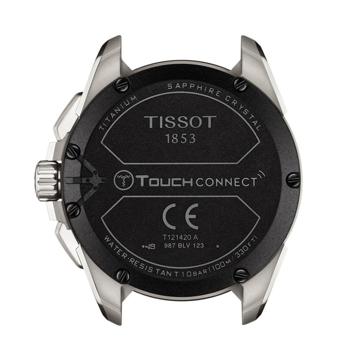 Tissot watch T-Touch Connect Solar 47.5mm black quartz titanium T121.420.44.051.00 - Gioielleria Capodagli
