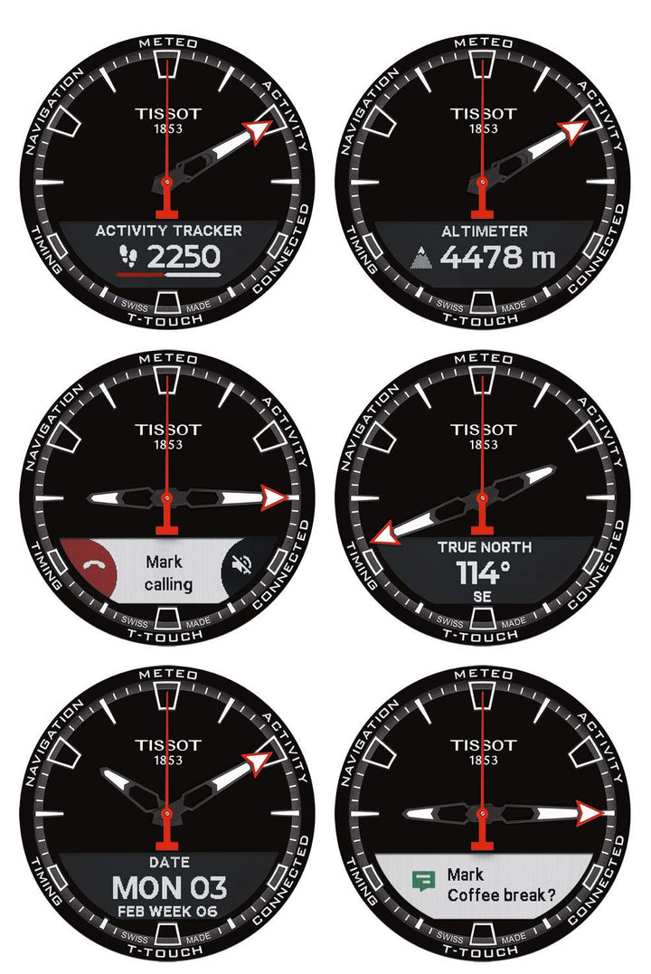 Tissot watch T-Touch Connect Solar 47.5mm black quartz titanium T121.420.44.051.00 - Gioielleria Capodagli