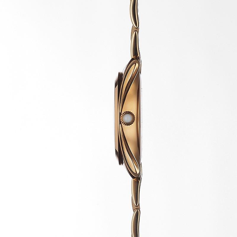 Tissot-Uhr T-Wave 30 mm, Perlmutt, Diamanten, Quarzstahl, PVD-Finish, Roségold T112.210.33.111.00 – Gioielleria Capodagli