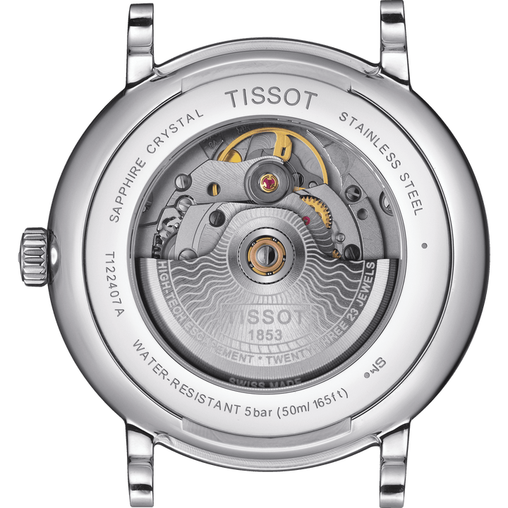 Tissot pánské hodinky Carson Powermatic 80 automatické 40mm ocel T122.407.11.033.00 - Gioielleria Capodagli