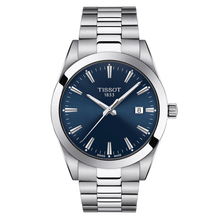 Tissot Gentleman masculino relógio 40mm quartzo aço T127.410.11.041.00 - Gioielleria Capodagli