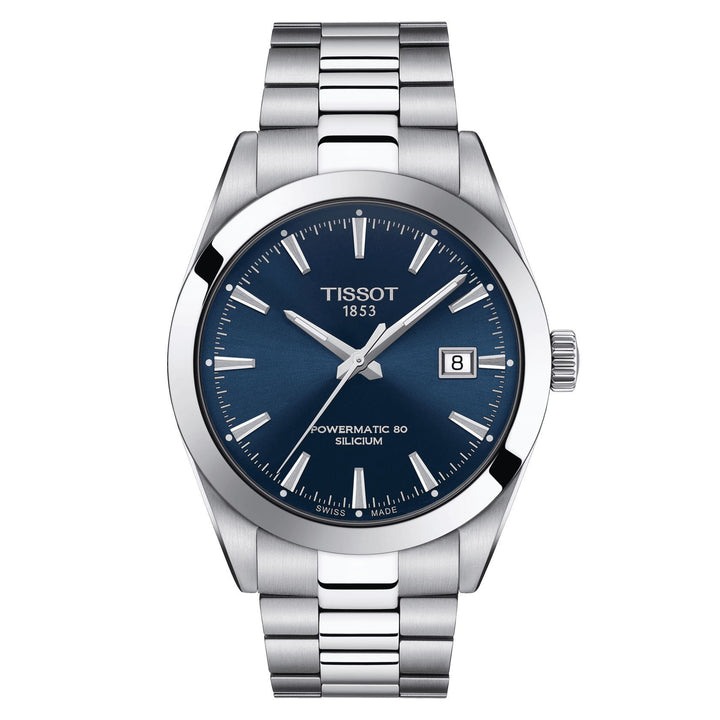 Relógio masculino Tissot Gentleman Powermatic 80 Silicium 40mm aço automático T127.407.11.041.00 - Gioielleria Capodagli