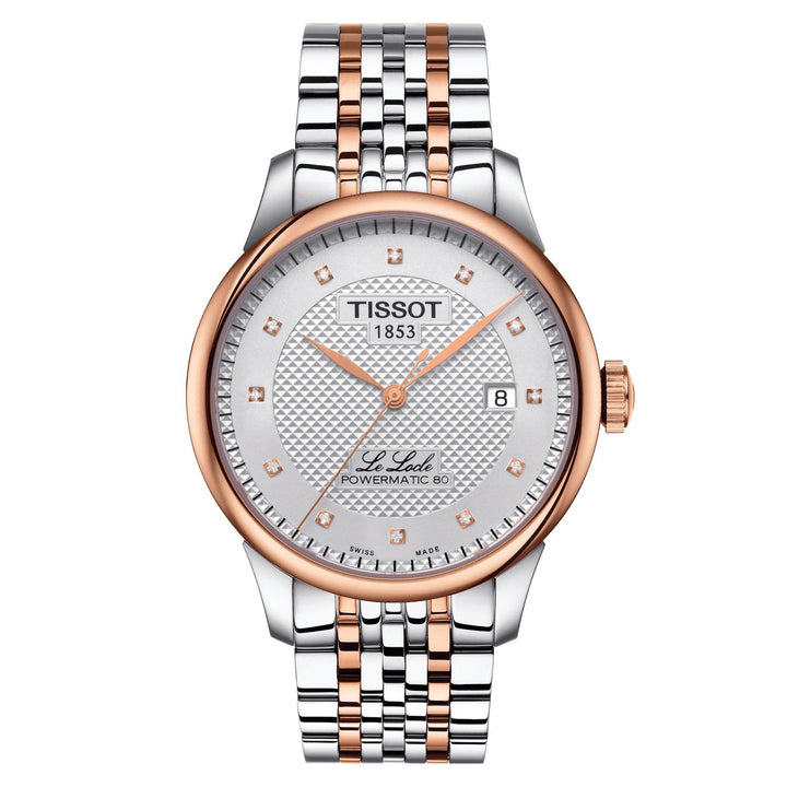 Tissot herrklocka Le Locle Powermatic 80 automatisk 39mm stål T006.407.22.036.01 - Gioielleria Capodagli
