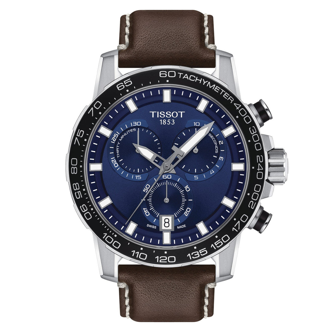 Reloj Tissot para hombre Supersport Chrono azul 45.5mm acero cuarzo T125.617.16.041.00 - Gioielleria Capodagli