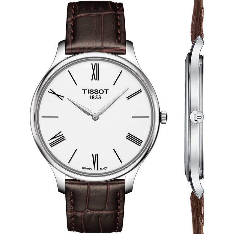 Reloj Tissot para hombre Tradition 5.5 39mm T-Classic acero cuarzo T063.409.16.018.00 - Gioielleria Capodagli