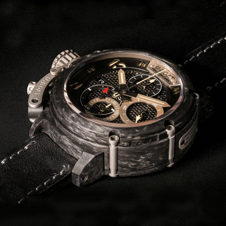 U-BOAT Chimera Uhr 46 mm Chronograph aus Carbon und Titan, limitierte Auflage 888 Stück 8057 – Gioielleria Capodagli