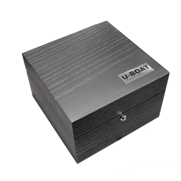 U-BOAT Klassische Uhr U-47 AB1 47 mm, schwarzer Automatikstahl, schwarzes PVD-Finish 9160 – Capodagli 1937