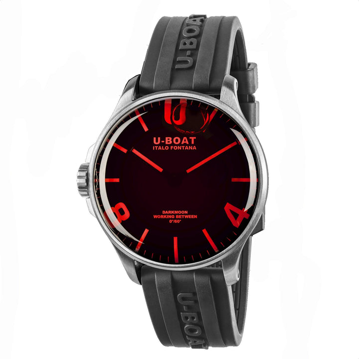 U-BOAT-Uhr DARKMOON 44 mm ROT SS Quarzstahl 8465/A – Capodagli 1937