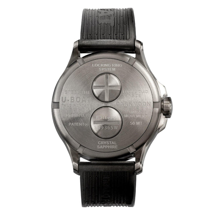 U-BOAT-Uhr Darkmoon Green SS Soleil 44 mm grüner Quarzstahl 8702/B – Capodagli 1937