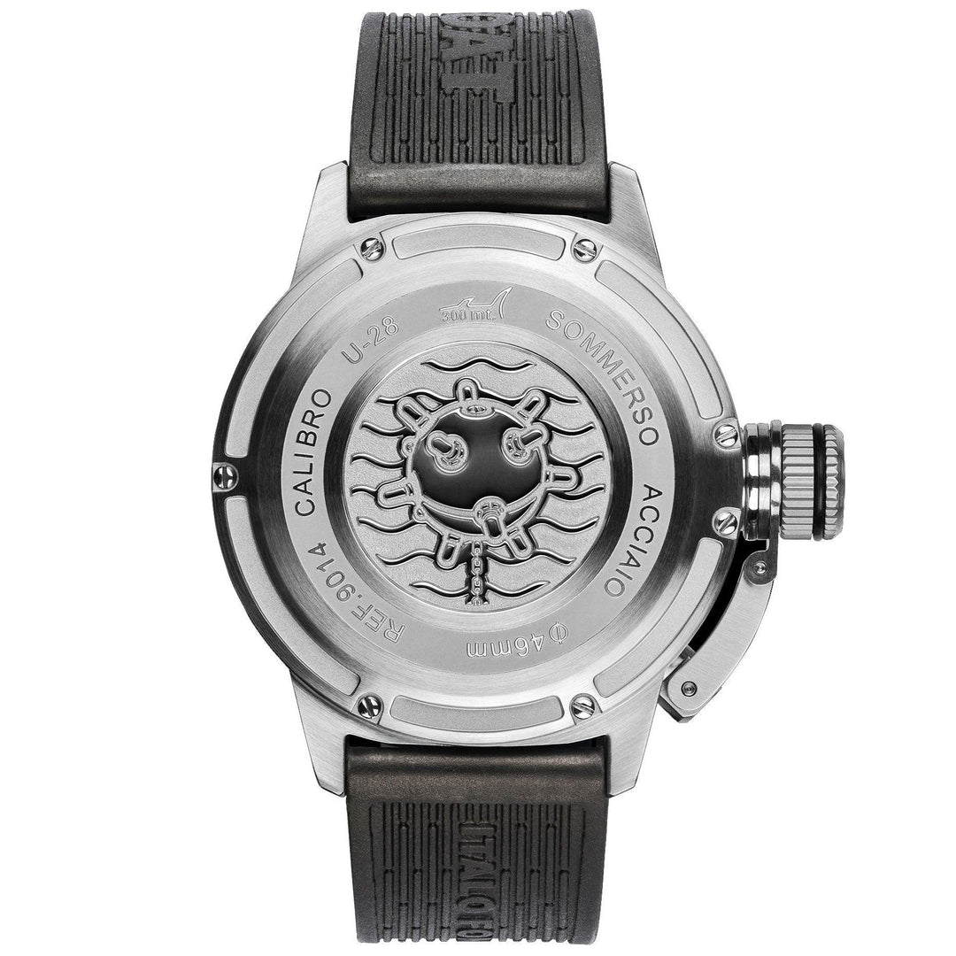 U-BOAT-Uhr SOMMERSO/A 46 mm schwarzer Automatikstahl 9007/A – Capodagli 1937