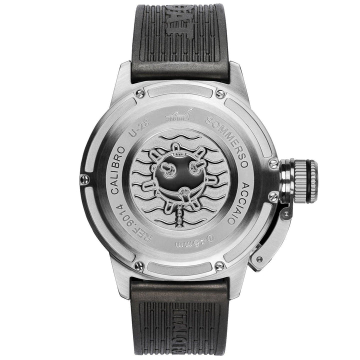 U-BOAT-Uhr SOMMERSO/A 46 mm schwarzer Automatikstahl 9007/A – Capodagli 1937
