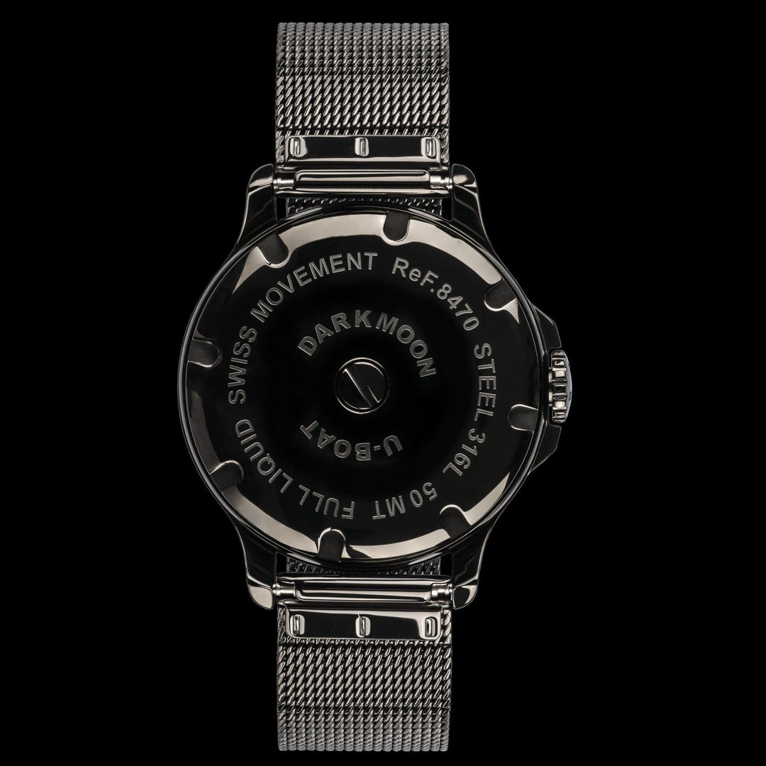 U-BOAT miesten kello DARKMOON 38 IPB 38mm teräskvartsi 8470/MT - Gioielleria Capodagli