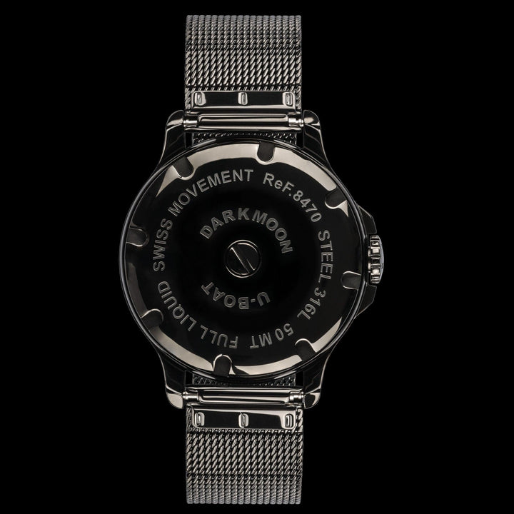 U-BOAT miesten kello DARKMOON 38 IPB 38mm teräskvartsi 8470/MT - Gioielleria Capodagli