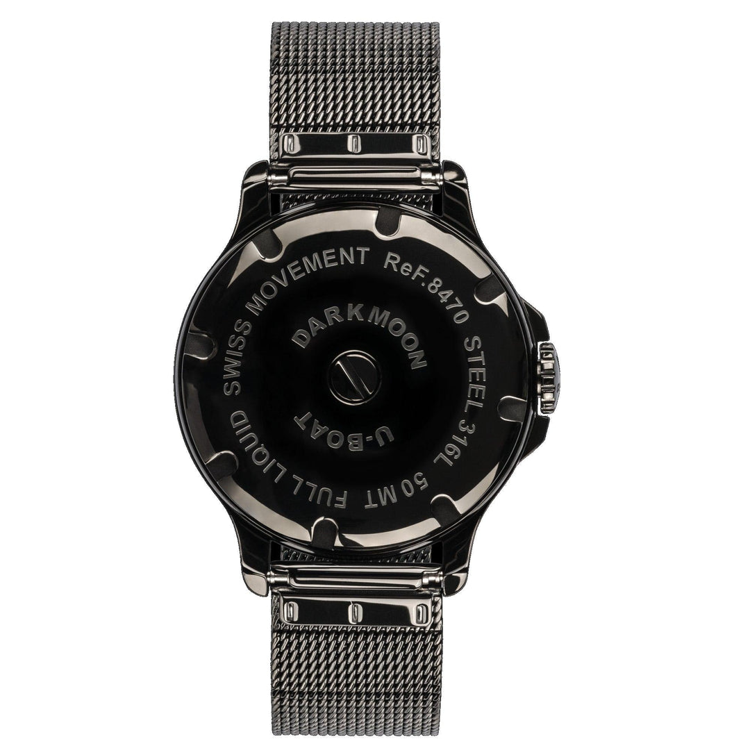 U-BOAT miesten kello DARKMOON 38 IPB 38mm teräskvartsi 8470/MT - Gioielleria Capodagli