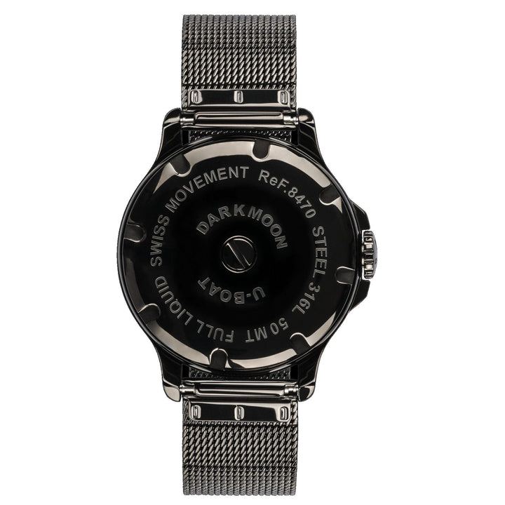 U-BOAT miesten kello DARKMOON 38 IPB 38mm teräskvartsi 8470/MT - Gioielleria Capodagli
