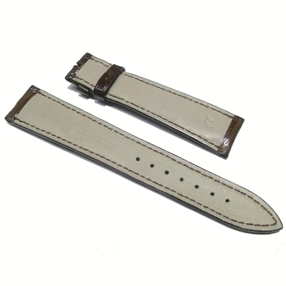 Ulysse Nardin brązowy pasek ze skóry krokodyla 19mm bez sprzączki ULY-NAR-19 - Capodagli 1937