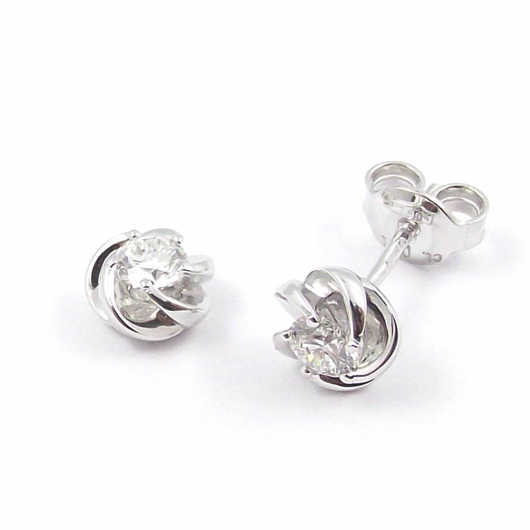 World Diamond Group light point oorbellen 18kt witgoud diamanten 0,41ct OPL014WDI-041-B - Gioielleria Capodagli